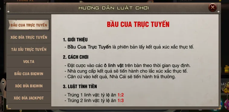 Bầu Cua Live Tại Gem88 Trò Chơi Dân Gian Đổi Thưởng Đỉnh Cao Uy Tín
