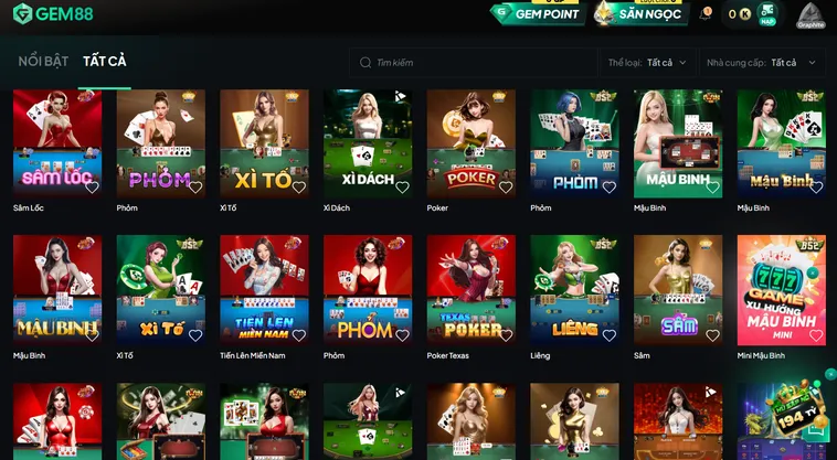 Game Bài Gem88 Thiên Đường Cá Cược Đỉnh Cao Cho Các Cao Thủ Tranh Tài