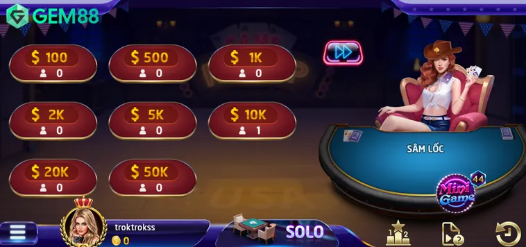Chinh Phục Siêu Phẩm Sâm Lốc Tại Gem88 Đỉnh Cao Dành Cho Mọi Game Thủ