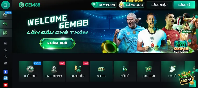 Nhà Cái Gem88 - Sân Chơi Cá Cược Uy Tín Bậc Nhất Hiện Nay